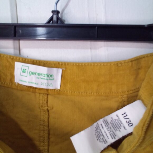 Re Generation by Celebrity Pink Skirt Juniors 11 30 Button Front Corduroy Brown - Picture 9 of 15